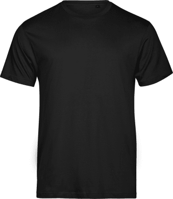 Basic tee, unisex Black