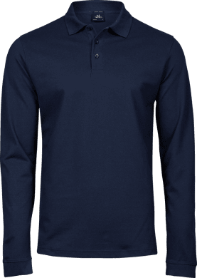 Luxury Stretch Long Sleeve Polo