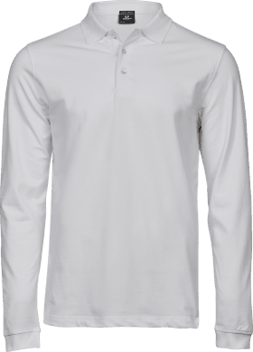 Luxury Stretch Long Sleeve Polo
