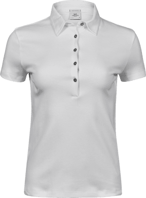 Women's Pima Cotton Polo White