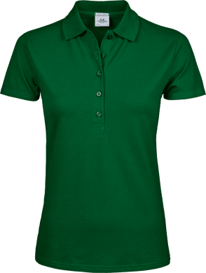 Women's Luxury Stretch Polo Forest Green