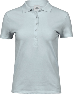 Women's Luxury Stretch Polo Iceblue