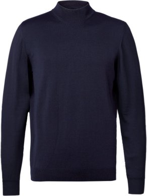 Milan mens turtle neck pullover, dark navy