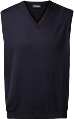 Milan mens slipover v-neck, dark navy