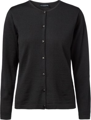Copenhagen womens cardigan o-neck, black