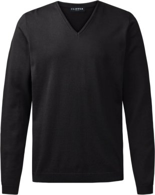 Berlin mens pullover v-neck, black