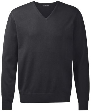 Stockholm mens pullover v-neck, black