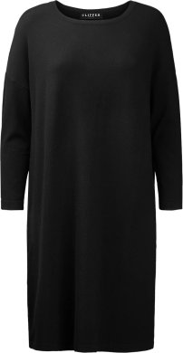 Paris women dress boat neck, black