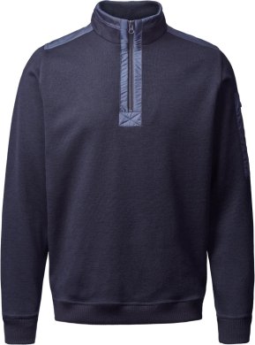 Kilkenny mens pullover zip neck, dark navy