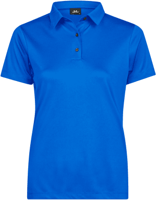 Women's Luxury Sport Polo Electric Blue