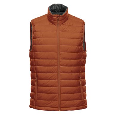 Men's Stavanger Thermal Vest, rust/graphite