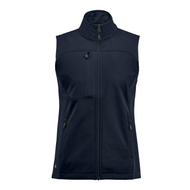 Women's Cascades Softshell Vest, navy
