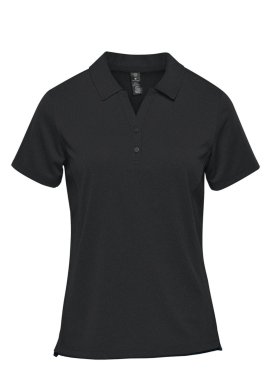 Kortärmad dam funktions pike, svart