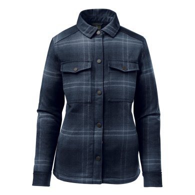 Women's Highland Sherpa Lined Plaid Jacket, midnight/dusk
