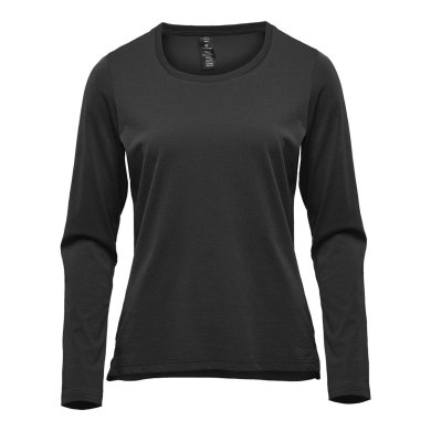 Women's Equinox Long Sleeve Tee, black