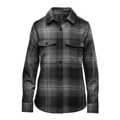 Women's Highland Shacket, carbon/black