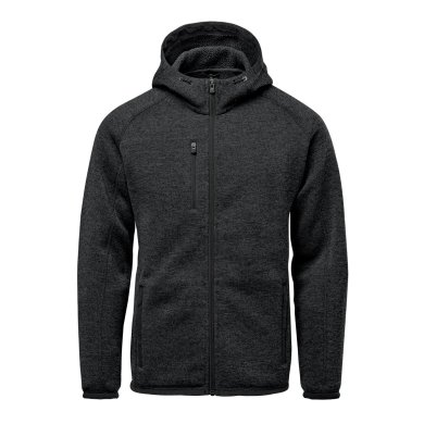 Men's Avalante Full Zip Fleece Hoody, black heather