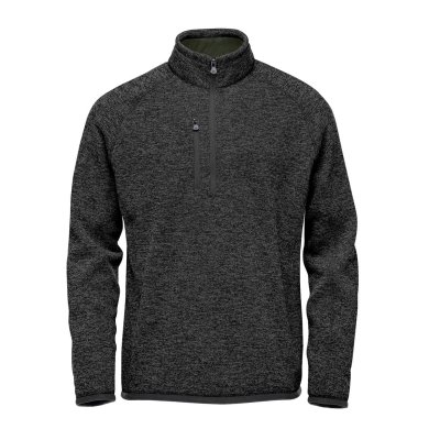 Men's Avalante 1/4 Zip Pullover, black heather