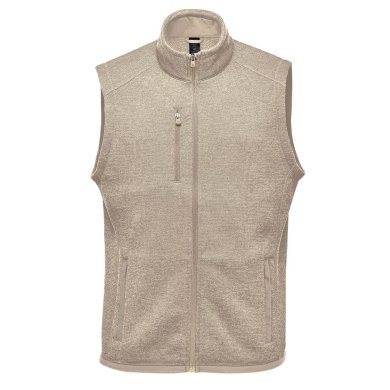 Men's Avalante Full Zip Fleece Vest, oatmeal heather