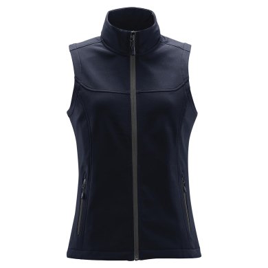 Women's Orbiter Softshell Vest, navy/carbon