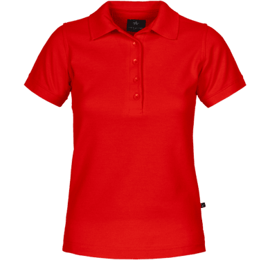 Womens Pique shirt, red