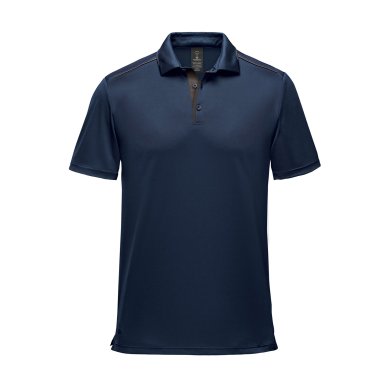 Men's Monterey S/S Piped Polo, navy/granite