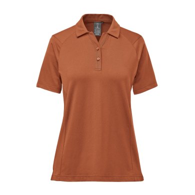 Women's Oasis S/S Polo, rust