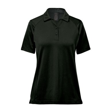 Women's Oasis S/S Polo, black