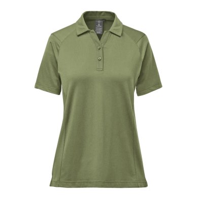 Women's Oasis S/S Polo, sage green