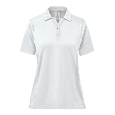 Women's Oasis S/S Polo, white