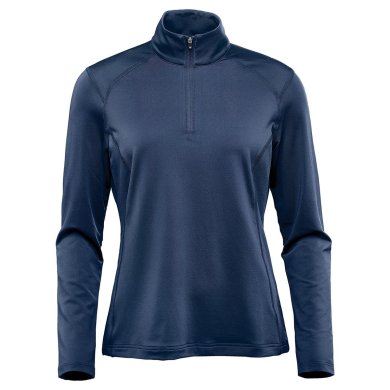 Women's Augusta 1/4 Zip Long Sleeve, navy