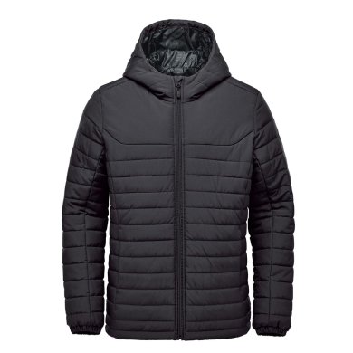 Men's Nautilus Quilted Hoody, black