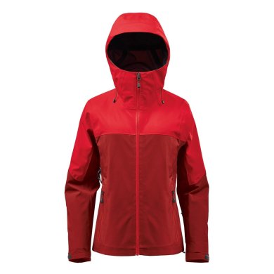 Women's Vertex Stormshell, red/crimson