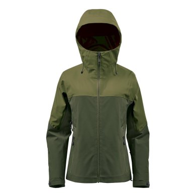 Women's Vertex Stormshell, chive/cypress