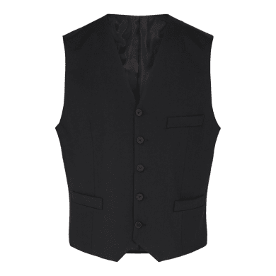 Traveller waistcoat modern fit, black