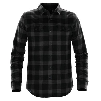 Men's Logan Snap Front Shirt, carbon plaid