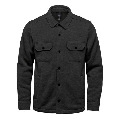 Avalante Fleece Shacket, black heather