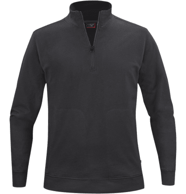 Crew Half Zip Sweater, black