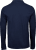 Luxury Stretch Long Sleeve Polo Navy