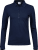 Women's Luxury Stretch Long Sleeve Polo Navy
