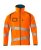 Softshelljacka, orange/petrolium