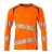 Långärmad t-shirt, orange/mörk antracite