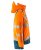 Vinterjacka, orange/petrolium