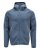 Fleecetröja med huva, Herr | Stenblå