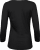 Women's Stretch 3/4 Sleeve Tee Black