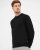 Milan mens pullover round-neck, black