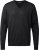 Milan mens pullover v-neck, charcoale melange