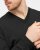 Milan mens pullover v-neck, charcoale melange