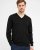 Milan mens pullover v-neck, black