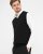 Milan mens slipover v-neck, black